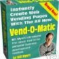 VEND-O-MATIC  Automatic Web Page Builder Software