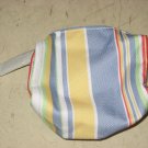 Estee Lauder Small Striped coin lipstick purse