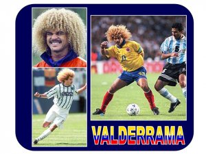 Carlos Valderrama (Colombia) Mouse Pad