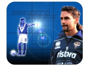 Roberto Baggio  (Italy) Mouse Pad