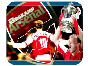Dennis Bergkamp (Netherlands) Mouse Pad
