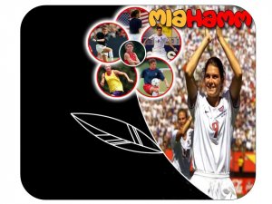 Mia Hamm (USA) Mouse Pad