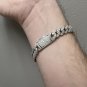 10mm Moissanite Cuban Chain bracelet