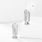 White Gold Apple Airpod cover w/ 3 lab diamods
