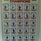 Boxing Poster of the World Heavyweight Champions - 1882 to 1984 - Limit of 5