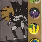 Batman - Spiderman & The Tick = Collector Buttons from 1989 to 1990-  Button Collection