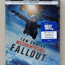 Mission Impossible Fallout Best Buy Limited Edition Steelbook 4K Ultra HD Movie