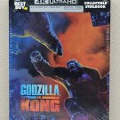 Godzilla vs Kong Best Buy Limited Edition Collectible Steelbook 4K UltraHD Movie