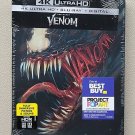 Venom Best Buy Limited Edition Exclusive Collectible Steelbook 4K Ultra HD Movie
