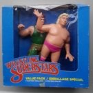 wwf ljn hasbro wrestling superstars tag team corporal kirchner & adrian adonis wrestling figures