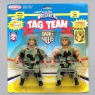 awa wwf ljn hasbro wrestling superstars tag team greg gagne & curt henning wrestling figures