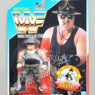 wwf ljn hasbro wrestling superstars series 3 blue card sgt. slaughter wrestling figure