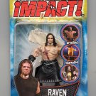 wwe tna wwf ljn classic superstars raven w/uppercut & straight jacket wrestling figure