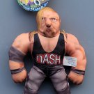 wwe wwf ljn hasbro wrestling superstars 9" talking body bashers kevin nash wrestling figure