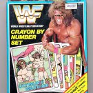 wwf ljn hasbro wrestling superstars ultimate warrior wrestling crayon by number set wwf ljn hasbro wrestling superstars ultimate warrior wrestling crayon by number set