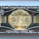 wwe wwf ljn classic superstars championship belt w/batista & triple h wrestling figures