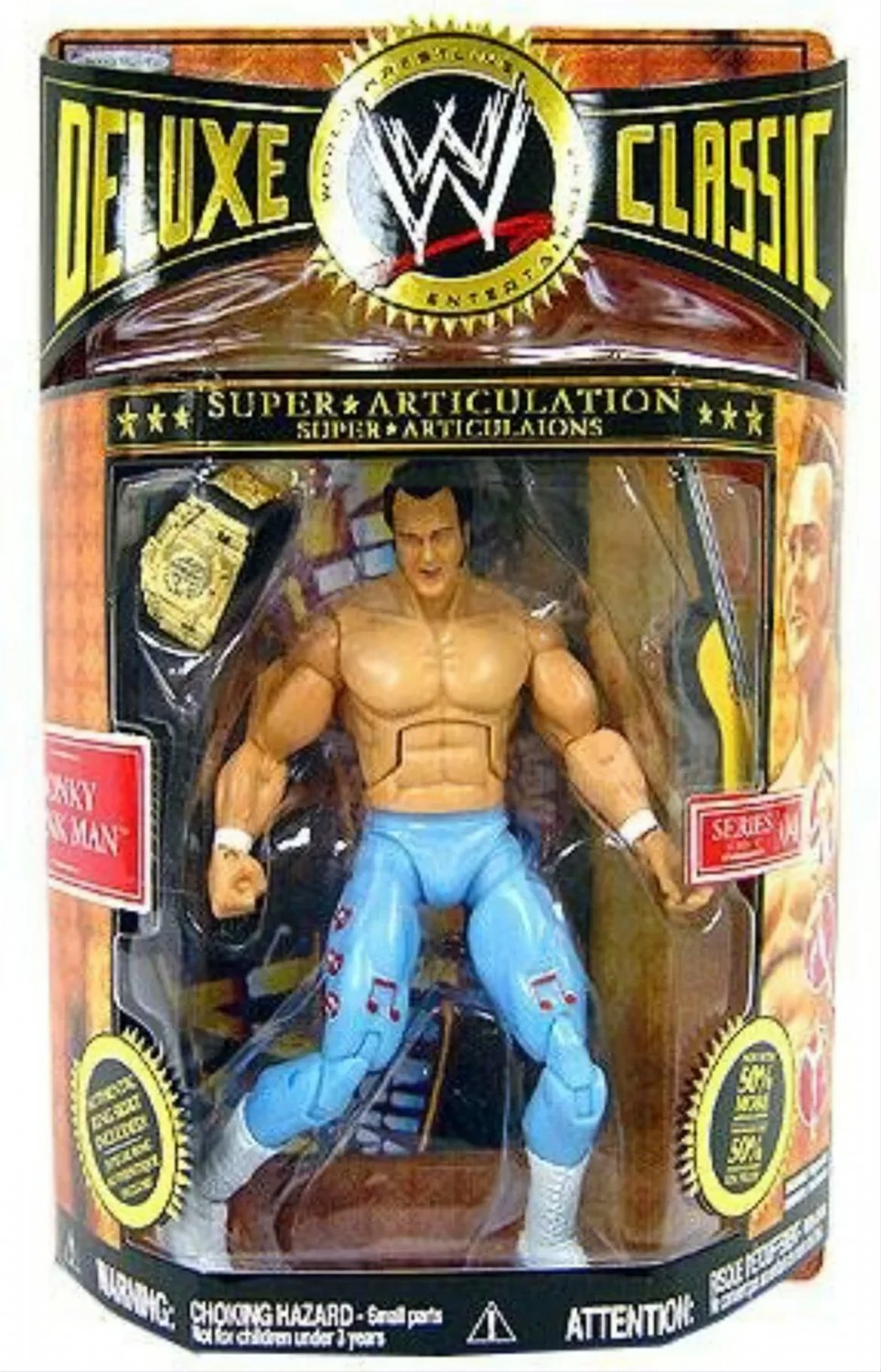 figurine honky tonk man wwf superstars mattel neuve