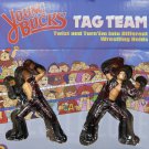wwf ljn hasbro wrestling superstars tag team young bucks matt & nick jackson wrestling figures