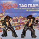wwf ljn hasbro wrestling superstars tag team young bucks matt & nick jackson wrestling figures
