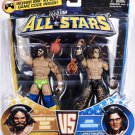 wwe wwf ljn classic superstars all*stars randy savage vs john morrison wrestling figures