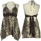 Halter Tie Back Cheetah