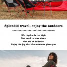Detachable Portable Folding Moon Chair Outdoor Camping Chairs Beach Fishing Chair Ultralight