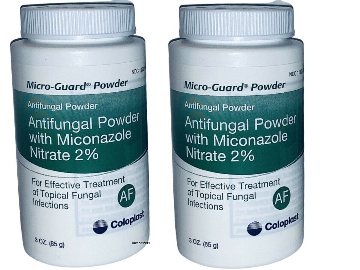 MICRO GUARD Miconazole 2% Antifungal POWDER 3oz ( 2 pack )