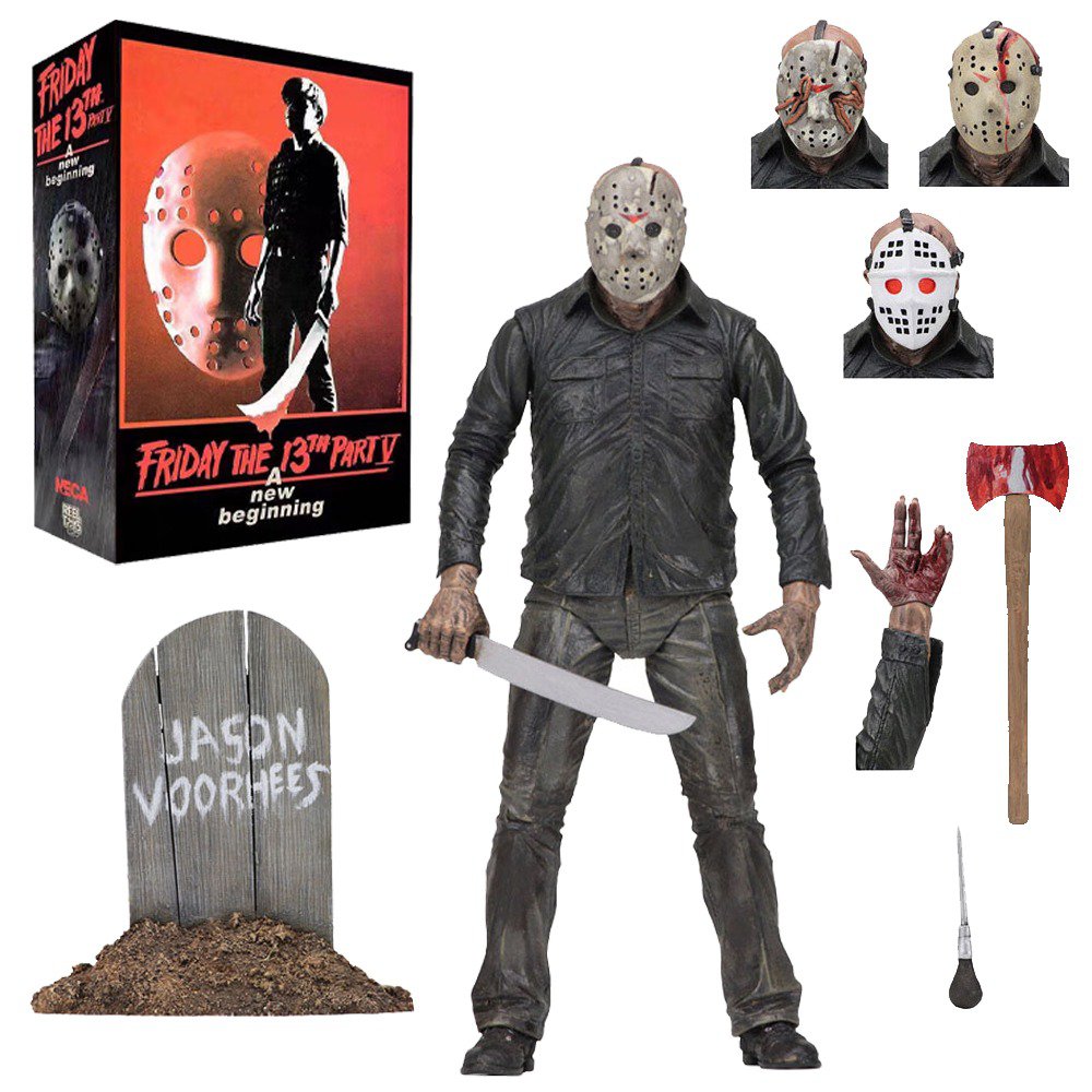 NECA Black Friday Homicidal Mania 1980 Jason Deluxe Edition Vinyl Doll ...