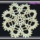 Set Of 2 Scallops Design Annulus Shell Mats - 8 inch - #132