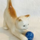 Porcelain Miniature Goebel Kitten Playing With Ball (A2)