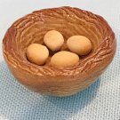 Hagen Renaker Nest With Brown Eggs A-446