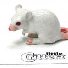 Little Critterz Nbbles White Mouse LC123