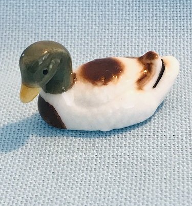 Bug House Mini Mallard Duck - Dollhouse Figurine