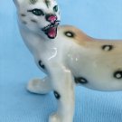 Cheetah Bone China Vintage Figurine
