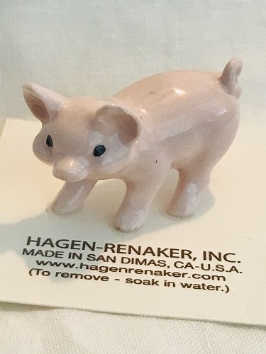 Hagen Renaker Pink Pig Standing A-847 NEW
