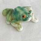 Vintage Green Tree Frog - Bone China Miniature