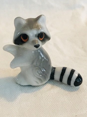 Bug House Seated Raccoon - Vintage Taiwan