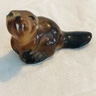 Miniature Beaver Bone China Vintage Japan Figurine