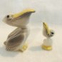 Hagen Renaker Pelican Mama and Baby A-101  A-102 Pre-Owned