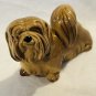 Hagen Renaker Lhasa Apso Mama & Puppy A-816, A-817 Pre-Owned