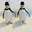 Hagen Renaker 2 Penguin Papas With Hat A-231 Variations Pre-owned