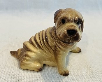 Hagen Renaker Shar Pei Puppy Dog - Pre-Owned