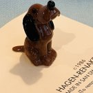 Hagen Renaker 1986 Mini Hound Dawg, Dog Miniature Figurine Bassett Beagle A-463