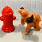 Bug House Brown Tri Color Hound Dog Peeing On Hydrant