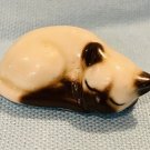 Bug House Sleeping Siamese Cat Miniature Figurine Bone China Japan