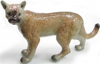 Northern Rose Mountain Lion Cougar Standing R044 NEW Retired