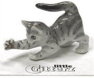 Little Critterz Lily Grey Tiger Kitten LC911