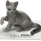 Little Critterz Silver Russian Blue Cat LC909