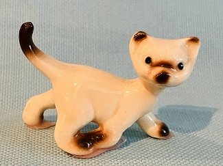 Hagen Renaker Look Alike Siamese Cat - Bone China