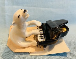 Hagen Renaker Polar Bear Playing The Piano